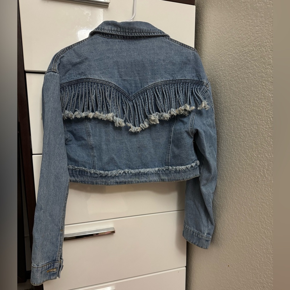 Fringe denim jacket - Picture 2 of 4